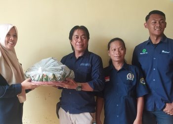 Hari Pers Nasional 2024, PTBA berikan Nasi Tumpeng Kepada Organisasi Wartawan di Muara Enim
