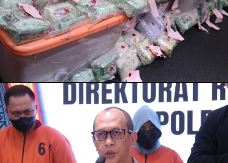 111 Kg Sabu & Ratusan Ribu Ekstasi Disita, Pelaku Terdapat Pasutri