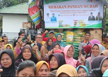 Warga Sungai Rotan Antusias Sambut Pasar Murah