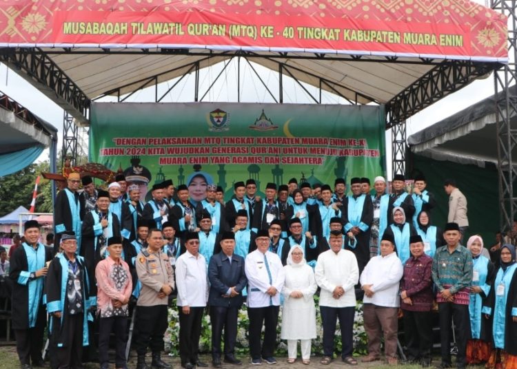 Kafilah Utusan 22 Kecamatan Ikuti MTQ Ke-40 Tingkat Kabupaten Muara Enim