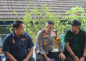 Kapolres Muara Enim Lakukan Monitoring PPK di Kecamatan Muara Enim dan Lawang Kidul