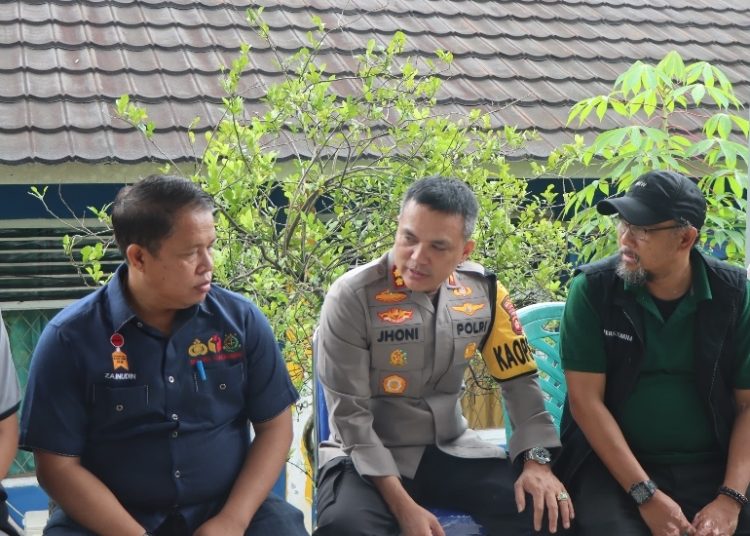 Kapolres Muara Enim Lakukan Monitoring PPK di Kecamatan Muara Enim dan Lawang Kidul