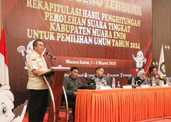 Rapat Pleno Rekapitulasi Hasil Pemilu 2024 Tingkat Kabupaten Dibuka