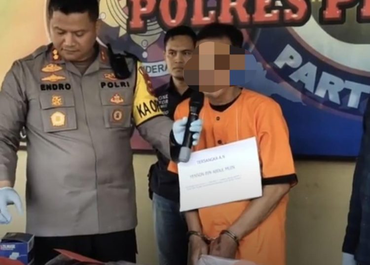 Kabur Ke Batu Raja, Suami Siram Air Keras Istri di Prabumulih Ditangkap