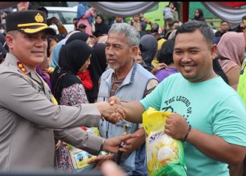Jaga Inflasi dan Stabilitas Harga, Polres Muara Enim Menggelar ‘Gerakan Pangan Murah’