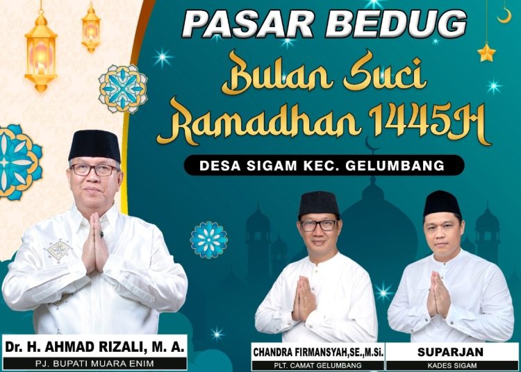 Desa Sigam Gelumbang Siap Adakan Pasar Bedug Ramadhan 1445 H/2024 M