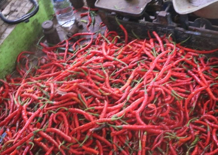Pengendalian Inflasi, Ini Harga Cabai Merah di Muara Enim