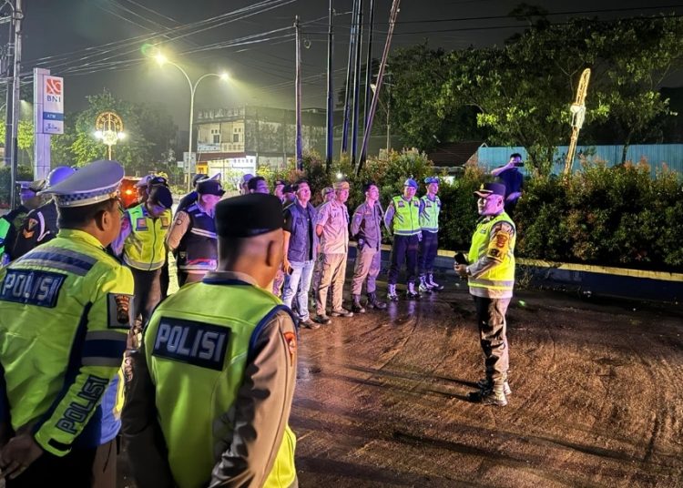 Razia Gabungan dan Patroli Skala Besar Polres Muara Enim, POM AD dan Pol PP Menjelang Bulan Ramadhan