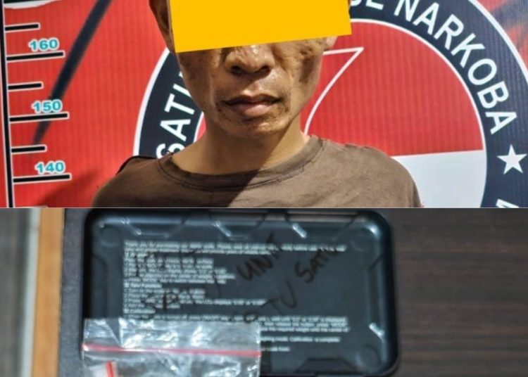 Pelaku Narkoba & Barang Bukti Diamankan Satreskoba Polres Muara Enim