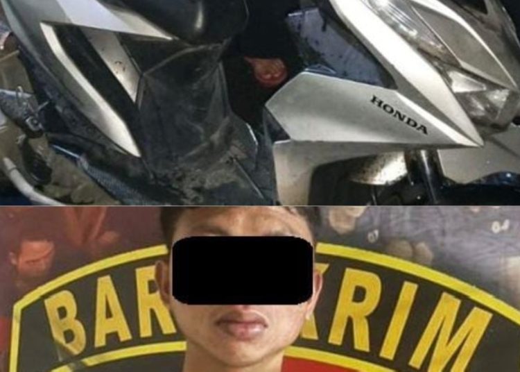 Pelaku Curanmor di Teras RM Pindang ABC Muara Enim Diringkus
