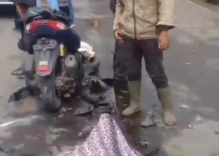 Diduga Alami Tabrak Lari, Korban Laka Gunakan Nmax Dijalan Lintas Belimbing Muara Enim Tewas Ditempat