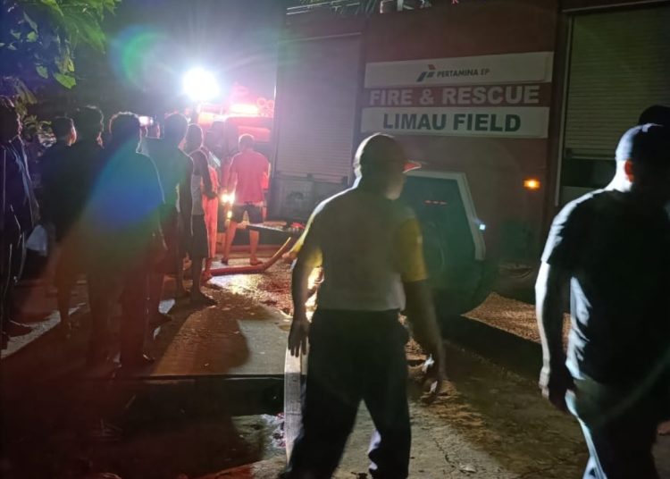 Rumah Warga Tebat Agung Niru Terbakar Hebat, Api Diduga Berasal Dari Kandang Kambing