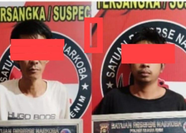 Dua Pelaku Narkoba Diringkus Team Trabazz Polsek Gunung Megang
