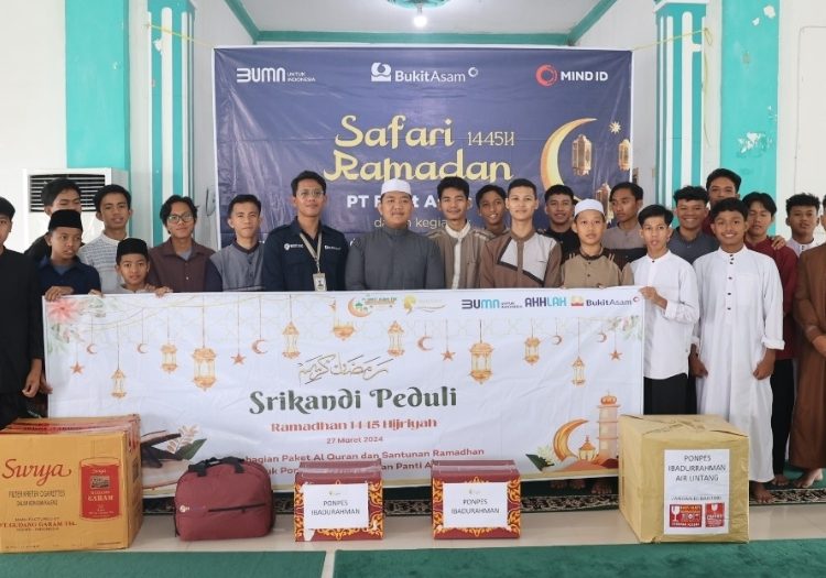 Srikandi Bukit Asam Berbagi Kebahagiaan Ramadan Bersama Pondok Pesantren dan Panti Asuhan