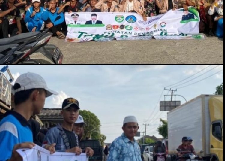 Pelajar SMAN 1 Ujanmas Bergerak untuk Berbagi di Bulan Suci Ramadan