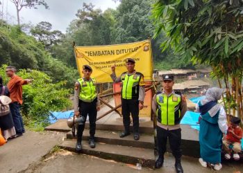 Polisi Jaga Ketat Wisata Air Terjun Bedegung