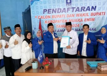Bentuk Keseriusan, BR Ambil Formulir Balon Bupati Muara Enim di DPC PAN