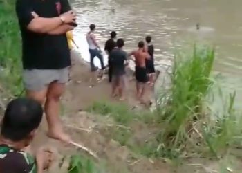 Breaking News: dua Bocah Hilang terbawah Arus Sungai  Enim di Desa Tanjung