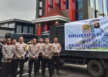 Kapolda Sumsel Kirimkan Bantuan Sembako Bagi Masyarakat Korban Banjir OKU
