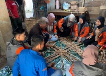 PENDAMPINGAN STRATEGI PEMASARAN DIGITAL KEPADA UMKM KERAJINAN TANGAN ANYAMAN DI DESA UJAN MAS LAMA