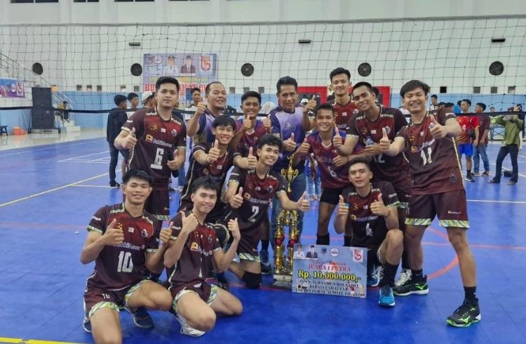 Tim Voli Bukit Asam Jadi Kampiun Bupati Lahat Cup 2024