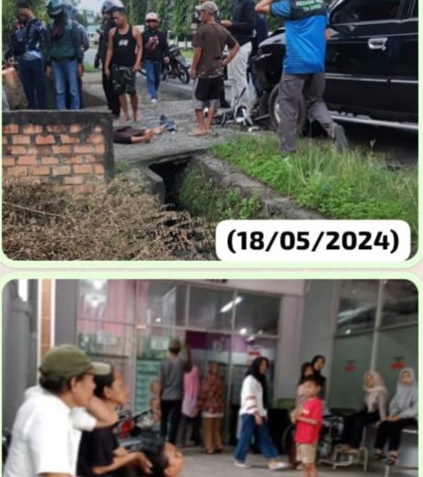 Diduga Ditabrak Mobil Kijang, Dua Remaja Gunakan Honda Beat di Karang Endah Gelumbang Alami Luka Serius