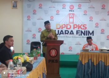 H. Nasrun Umar Hadiri Silaturahmi di Kantor DPD PKS Muara Enim