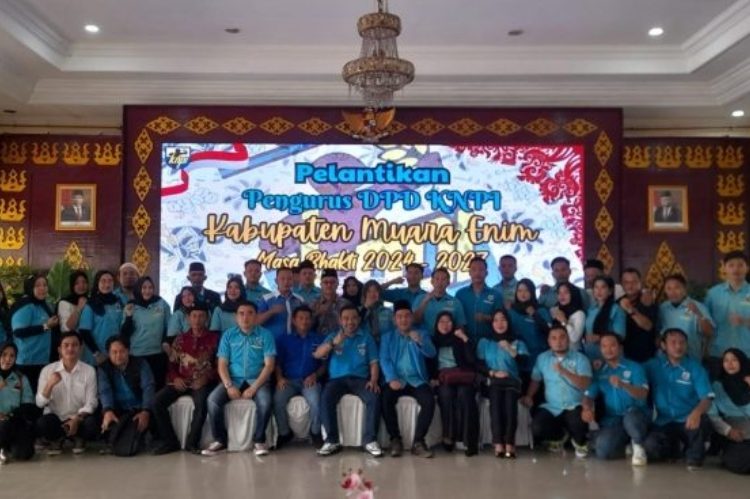 Pelantikan Dewan Pengurus Daerah KNPI Kabupaten Muara Enim Periode 2024-2027