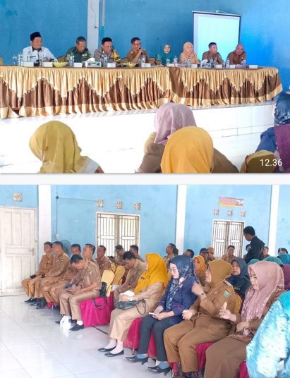 Silaturahim dan Perkenalan Camat Serta Pejabat Baru Kecamatan Gunung Megang Berjalan Dengan Sukses