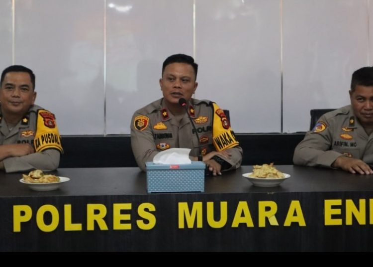 Polres Muara Enim Gelar Sosialisasi Nilai Nilai Kepahlawanan Komjen (Purn) Dr .H.M Jasin