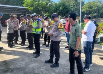Judi Online Makin Meresahkan, Kapolsek Lembak Geledah Handphone Anggota