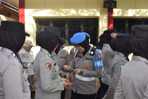 Bidang Propam Polda Sumsel Lakukan Pemeriksaan Gaktikplin Kepada Personel Polres Muara Enim