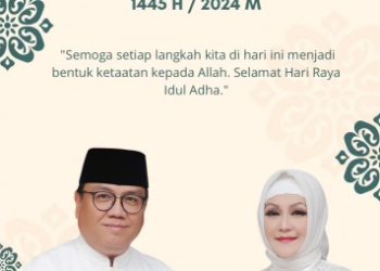 H. Nasrun Umar, Bakal Calon Bupati Muara Enim 2024-2029, Ucapkan Selamat Hari Raya Idul Adha 1445 H kepada Masyarakat Muara Enim