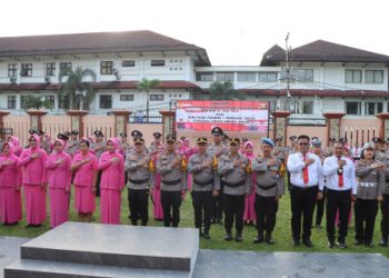 Kapolres Muara Enim : Kenaikan Pangkat Bukan Untuk Berbangga Tetapi Untuk Menambah Tanggung Jawab