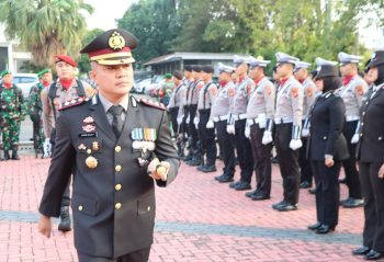 Polres Muara Enim Gelar Upacara Hari Bhayangkara ke 78 dan Tasyakuran Bersama Instansi Terkait