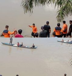 Breaking news: Seorang Pria Tenggelam di Sungai Lematang di Desa Pinang Belarik Ujanmas
