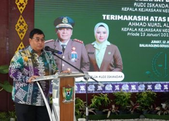 Pisah Sambut Kajari Muara Enim Ini Harapan Sekda Muara Enim