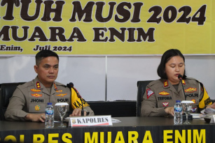 Polres Muara Enim Gelar Latpraops Patuh Musi 2024
