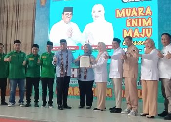 Deklarasi Pasangan Calon Bupati dan Wakil Bupati Muara Enim: H. Nasrun Umar – Lia Anggraini