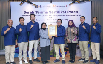 Bukit Asam (PTBA) Terima Hak Paten untuk Aplikasi CISEA dan Lahan Basah Buatan Terapung